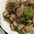 きゃりーまみゅまみゅ's cooksnap of when they made タケノコと絹さやの塩炒め～♪.
