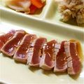 あおい大地's cooksnap of when they made マグロのステーキ★ニンニク醤油ソース.