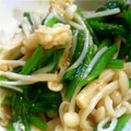 KBE58's cooksnap of when they made 【副菜】ほうれん草とエノキのお浸し.