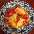 ゆみねむ's cooksnap of when they made 彩り一品 トマトエッグ.