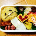 keisaaan's cooksnap of when they made 簡単♪キャラ弁＊　なめこ栽培♡んふんふ♪.