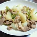 かとみてぃん's cooksnap of when they made 豚肉とかぶのうま煮.