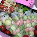 peachpudding's cooksnap of when they made 鯉のぼりの生春巻き☆.
