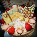 るいとｍａｍａ's cooksnap of when they made キャラチョコケーキ☆ガイム☆.