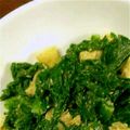 masu1004's cooksnap of when they made わさび菜とカリカリうす揚げのマヨポンあえ.