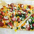 冷月浅夢's cooksnap of when they made ＊我が家の中力粉で作る余り物の簡単ピザ＊.