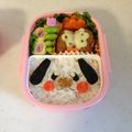 はるかほのかママ's cooksnap of when they made ＊キャラ弁＊　簡単★ドアップわんちゃん♪.
