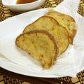 まちるだ食堂。's cooksnap of when they made 祖母直伝☆ほっくりさつまいもの天ぷら.