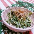赤い電話's cooksnap of when they made 貝割れほうれん草サラダ.