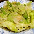 おぐもぐもぐ's cooksnap of when they made 絹さやとレタスのしゃきしゃき炒め.