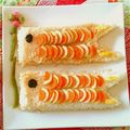 juliromi's cooksnap of when they made 牛乳パックで鯉のぼりの押し寿司.