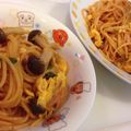 ZAQ13's cooksnap of when they made フライパンで☆鉄板ナポリタン風.