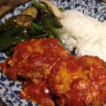 kyoncyW's cooksnap of when they made 簡単★トマトとチーズの煮込みハンバーグ.