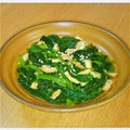 pｉchan's cooksnap of when they made ほうれん草と油揚げのめんつゆワサビ和え☆.