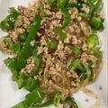 Ｎよんよん's cooksnap of when they made ピリ辛☆ひき肉とピーマンの春雨炒め.