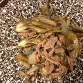 繭薙雄's cooksnap of when they made 牛肉と舞茸の炒め物.