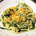 はるすけ１１２２'s cooksnap of when they made ニラの半熟卵とじ☆今日はえのき入り.