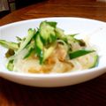 うさうさまろん's cooksnap of when they made 簡単♪鶏胸肉と胡瓜くずきりの酢の物.