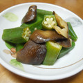 まゆみ母ちゃん's cooksnap of when they made オクラと椎茸のマヨ炒め.