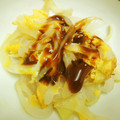 TYSK's cooksnap of when they made あっというまに■新玉ねぎの卵とじ■.