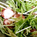 となりのカタコ's cooksnap of when they made 【簡単レシピ】タコと水菜の酢みそ和え♪.