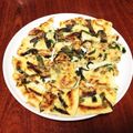 よぴえもん729's cooksnap of when they made お好み焼き粉で簡単ニラチヂミ.