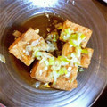 anpankirin's cooksnap of when they made ◆◇簡単おつまみ♪厚揚げのぽん酢かけ◆◇.