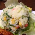 ドレステン's cooksnap of when they made マヨなし☆きゅうりのポテトサラダ.