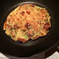 sonosa's cooksnap of when they made こどもも大好き簡単お好み焼き♡.