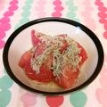 龍青空ママ's cooksnap of when they made 韓国風❀トマトサラダ❀.