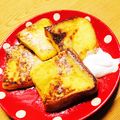 trloove's cooksnap of when they made クレームブリュレ風　フレンチトースト.