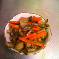 kesshy's cooksnap of when they made 舞茸とうすあげのさっと煮＊弁当用＊.