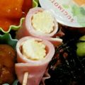 けあいちばん's cooksnap of when they made お弁当に☆ヤングコーンとハムの巻き巻き.