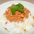 Satoco❋'s cooksnap of when they made ズボラ飯☆鮭チーズ丼.