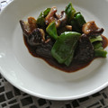 qyulove's cooksnap of when they made 椎茸とピーマンの黒酢炒め.
