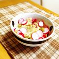 komutatata's cooksnap of when they made 蓮根とお豆のカッテージサラダ.