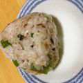 yuki8254's cooksnap of when they made わさび香る。おとなのおにぎり♡.