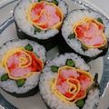 しょしょまろ's cooksnap of when they made 簡単！バラの巻き寿司☆お弁当にも～.