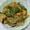 こけころん's cooksnap of when they made レタスとタマゴのシンプル炒め.