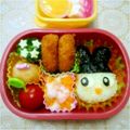 ｃｈａｋｏ＊'s cooksnap of when they made たまごっちキャラ＜まめっち＞＊キャラ弁.
