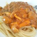 のらたん's cooksnap of when they made きのこたちのミートクリーム・スパゲッティ.