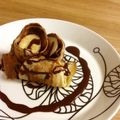 もぐり's cooksnap of when they made ＊美味しい＊チョコバナナクレープ＊.