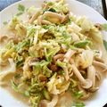 プリマライアン's cooksnap of when they made 超簡単キャベツとしめじのめんつゆマヨ炒め.