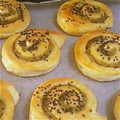 ぽにょママnako's cooksnap of when they made 簡単、さつまいもシートで渦巻きパン.