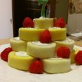 ひなパパマン's cooksnap of when they made 誕生日や節句に簡単☆ロールケーキタワー.
