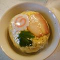 ケロ３５'s cooksnap of when they made ラーメンおにぎり♪クルクルラップおにぎり.