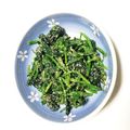 獅子猫's cooksnap of when they made ウチの！簡単ほうれん草のごま和え.