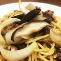 swimmy0519's cooksnap of when they made しいたけと新タマネギの和風パスタ.