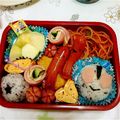 ＊みえこ＊'s cooksnap of when they made ウルトラマン キャラ弁2.
