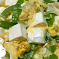 maimai3955's cooksnap of when they made 簡単☆絹さやと豆腐の塩麹卵とじ.